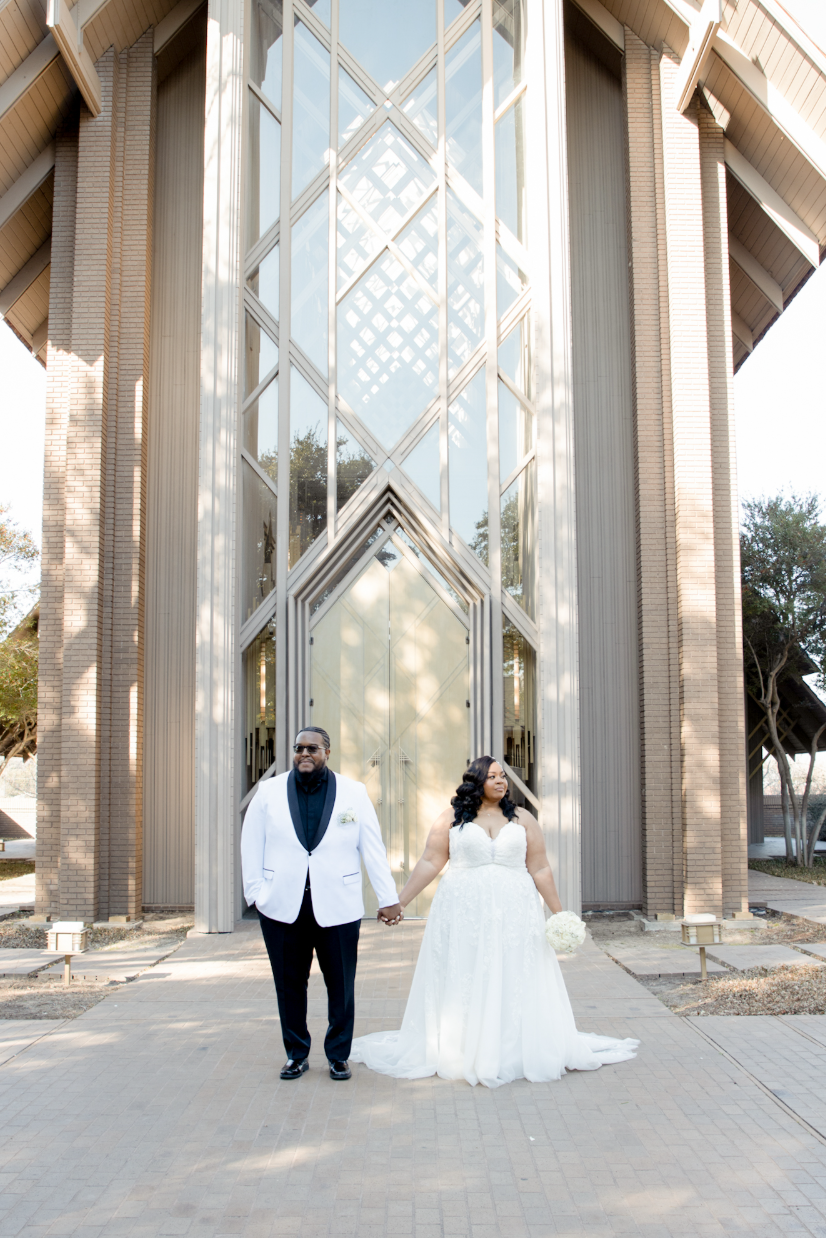 Wide wedding dancefloor reception moment